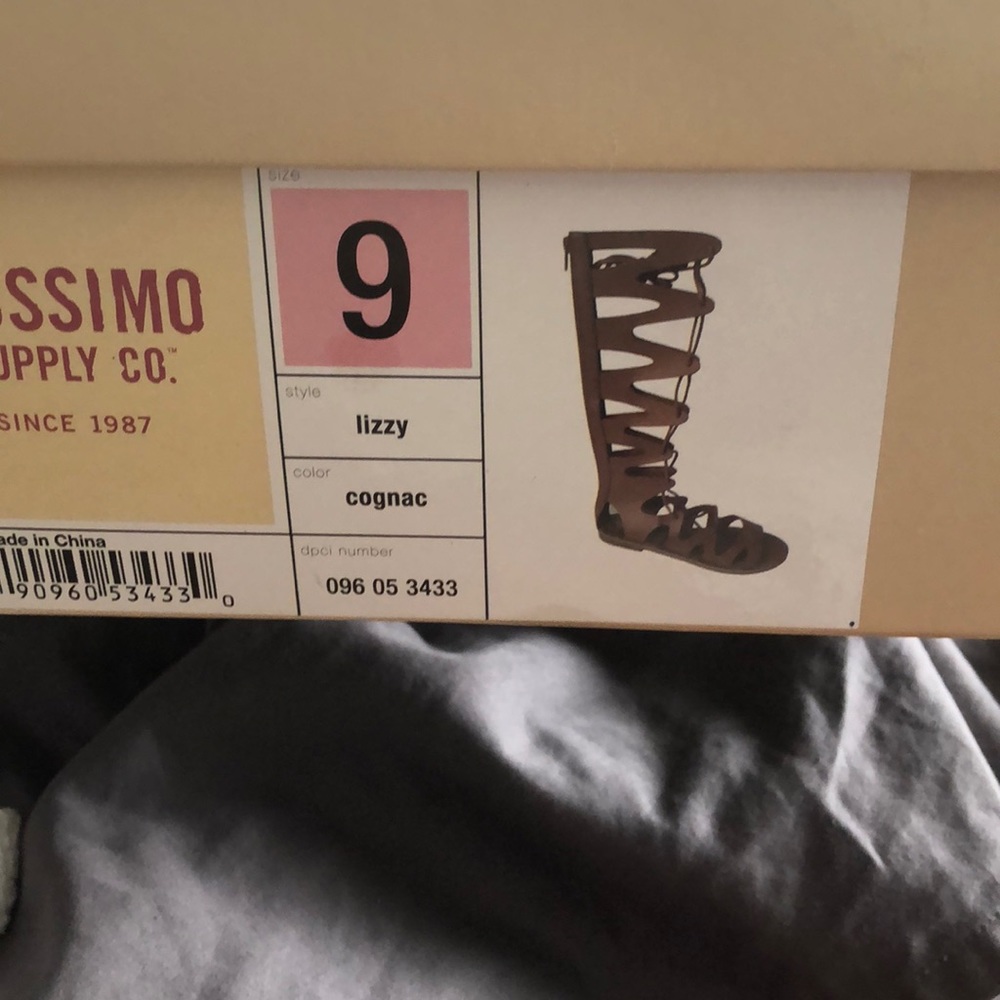 Never been worn gladiator sandals